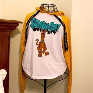 Hooded scooby-doo long sleeve shirt